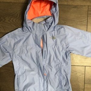 little girls north face rain jacket
